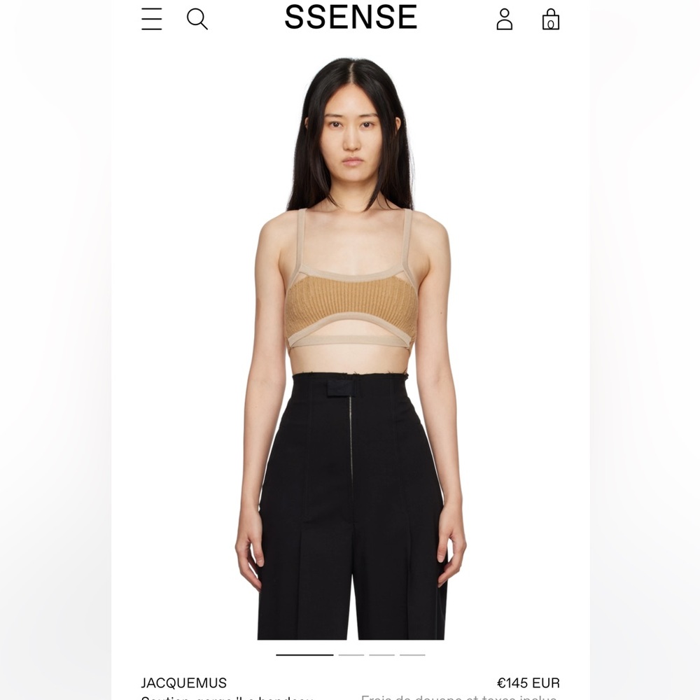 Jacquemus Le Bandeau Bellinu Top